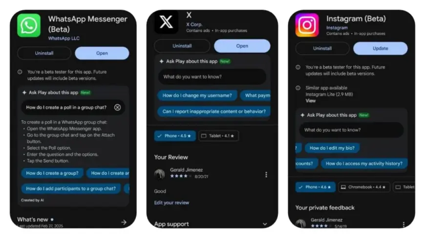 قابلیت جدید Ask Play در گوگل پلی: سوال بپرس، هوش مصنوعی جواب می‌ده!