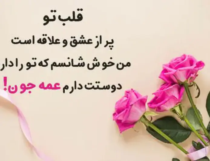 جملات زیبا در مورد عشق عمه به برادرزاده